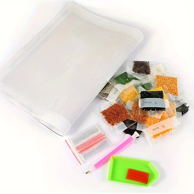 1 stuk Grote boom des levens kunstpatroon diamantschilderijset, 5D DIY mozaïek volledige ronde kristallen diamant ingelegd digitaal olieverfschilderij